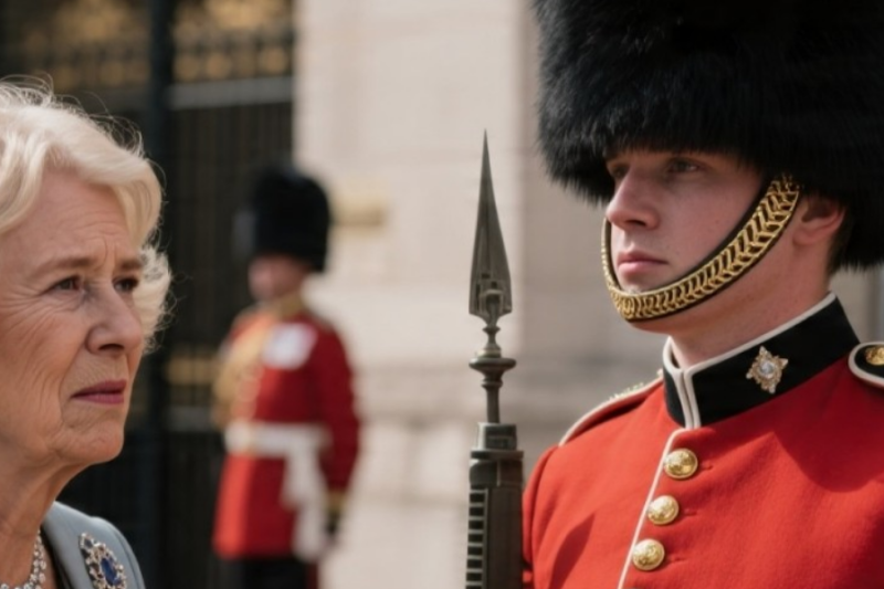 A Tense Royal Encounter—Queen Camilla and the Guard Interaction That Sparked Discussion | Emotional