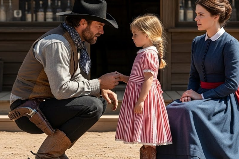 A Cowboy Saw a Little Girl Mocked for Having No Father — Cowboy Knelt And Said “You Have One Now”