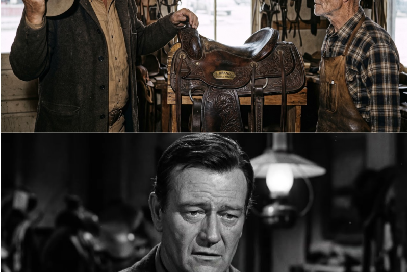 John Wayne Walked Into A Dying Saddle Shop In Wyoming 1958 — Then He Saw The Saddle On The Shelf
