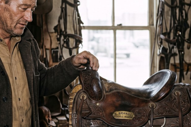 The Secret on the Top Shelf: How an Overheated Engine and a Forgotten Saddle Led John Wayne to Quietly Save an American Craft