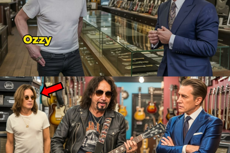 Shop Owner Mocked Ace Frehley Thinking He Was Broke… But Ozzy Osbourne Was Watching