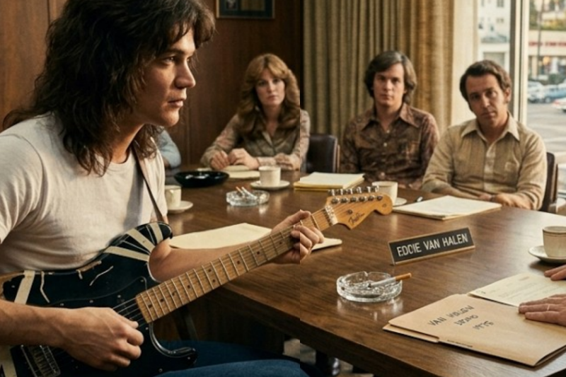 The Four Minutes That Defied the Industry: How Eddie Van Halen Humbled a Record Executive and Rewrote Rock History