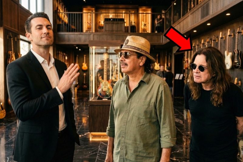 He Told Carlos Santana to Try the “Starter Guitars” — But Ozzy Osbourne Was Standing Right There