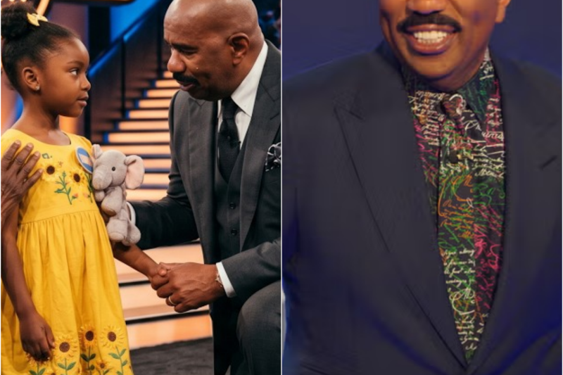 What Did This 7-Year-Old Say That Made Steve Harvey Step Away From His Podium?