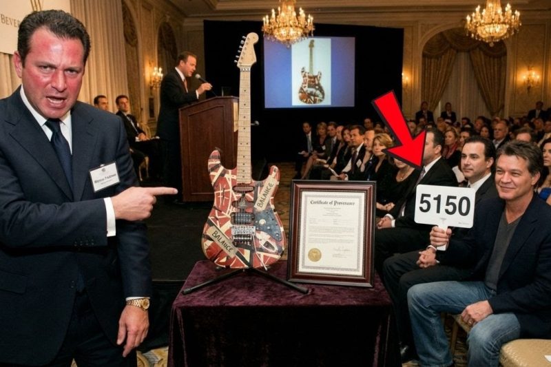Auction Bidder Told Eddie Van Halen “Real Fans Would Pay MORE” — He Was Bidding on HIS OWN Guitar
