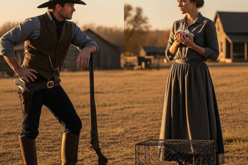 Cowboy Caught Her Stealing Eggs—Then Told Her to Choose “Work for Me… or Wear White Beside Me”