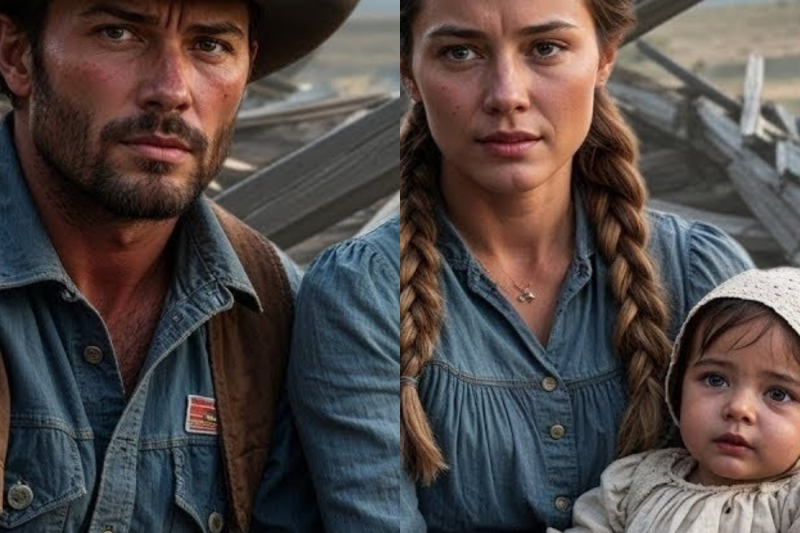 The Cowboy Spotted A Woman And Baby In A Collapsed Cabin, He Dug Them Out With His Bare Hands