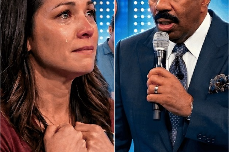 She Held Back Tears Until Steve Harvey Asked THIS