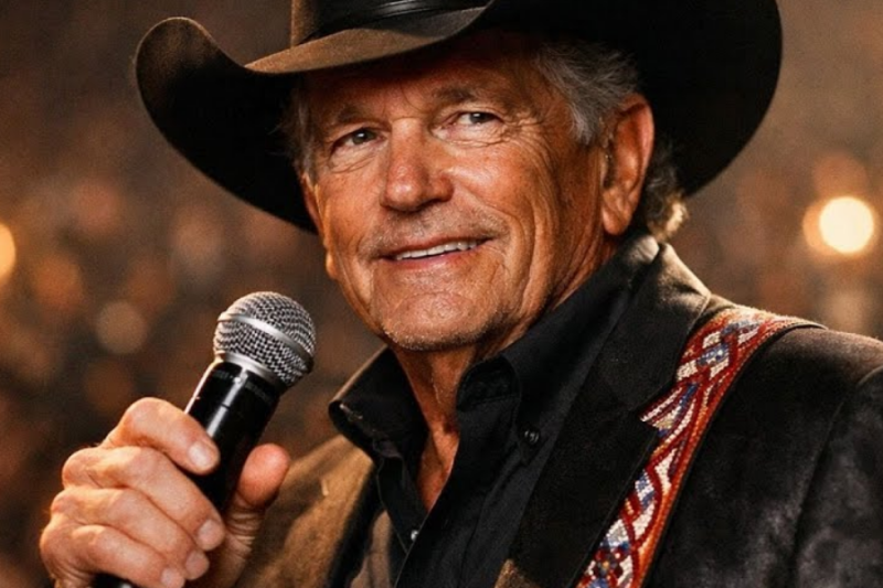 The lead singer was late… George Strait came on to help and the audience DIDN’T WANT HIM OFF STAGE..