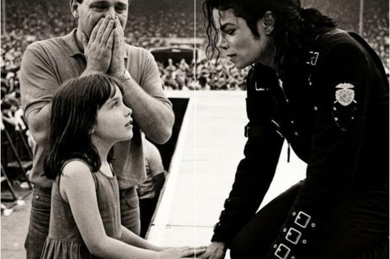 The Girl in the FRONT ROW Wasn’t Singing. Michael Jackson Noticed.