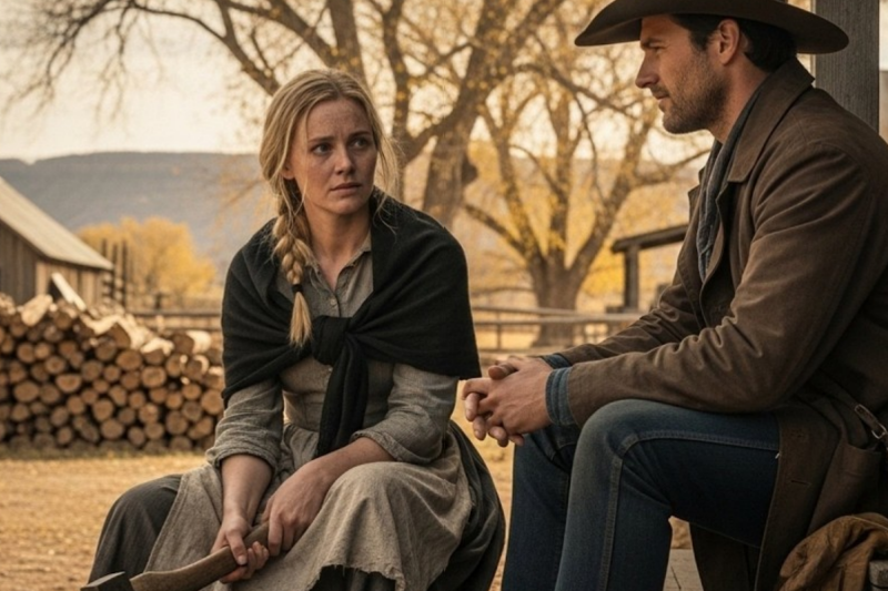 The Widow Refused Every Suitor, Until A Quiet Rancher Asked “May I Just Sit With You”