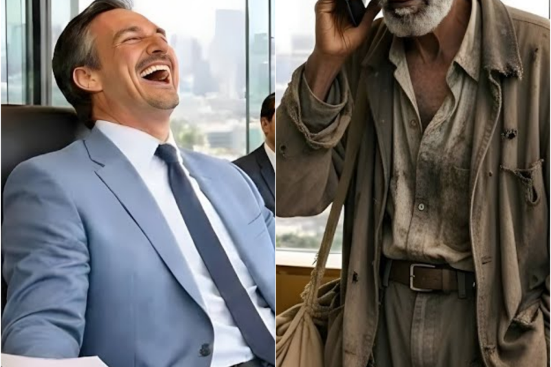 “Call whoever you want.” He laughed… until he heard WHO was on the other end of the line.