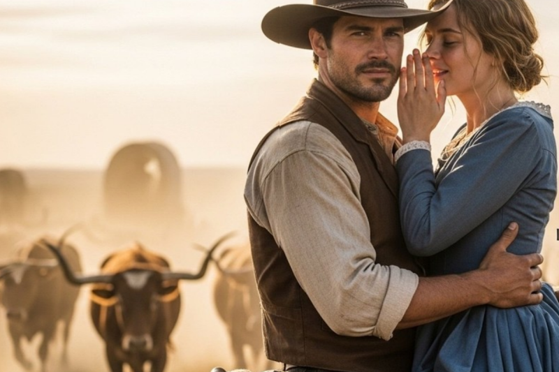Cowboy Rescued A Woman From A Stampede, She Clung To Him And Whispered “I’m Yours Now”