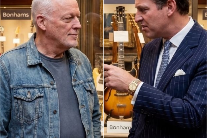 Wealthy Collector Mocked David Gilmour’s Appearance — What Happened Next Was LEGENDARY