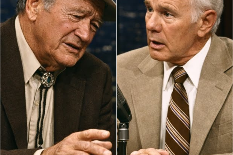 John Wayne’s Final Sit Down with Johnny Carson Exposed a Secret No One Expected!