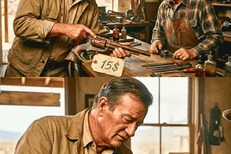 He Told John Wayne ‘That Rusty Gun Is Worth $15’ — Then Wayne Showed Him What Was Actually There