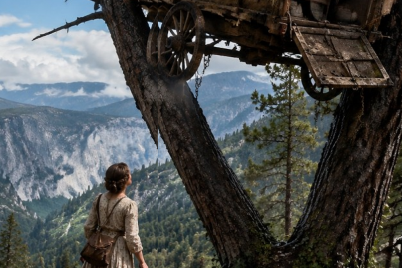 The Lost Outlaw Wagon Hung in the Tree for 90 Years—She Found the Stolen Gold Still Inside