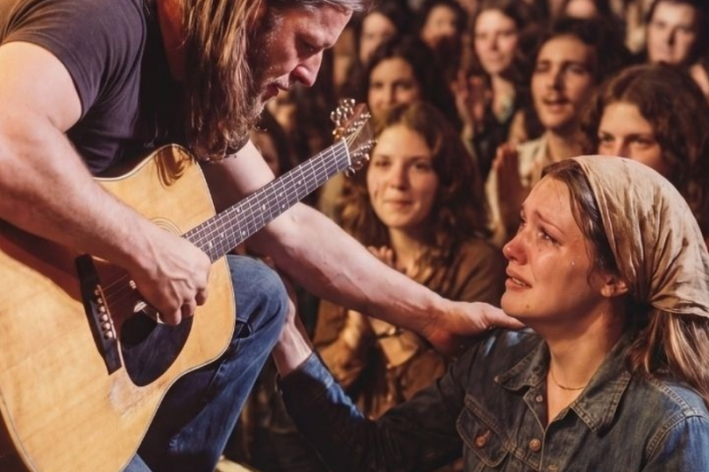 David Gilmour stopped show for crying fan—what followed redefined music forever!