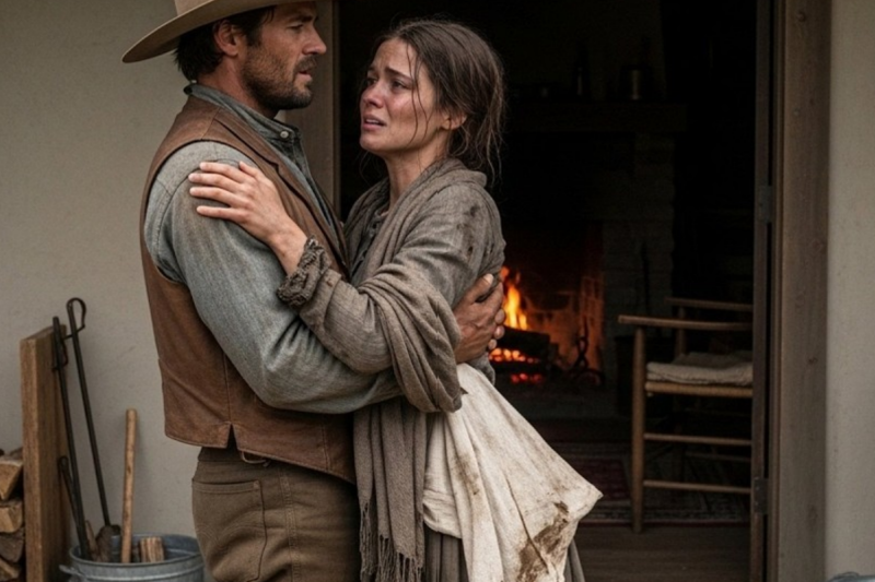 The Cowboy Was Told His Bride Died On The Trail, She Walked Into His Cabin Three Months Later