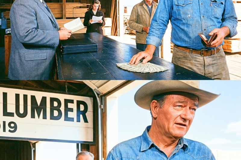 John Wayne Watched A Family Lose Their Lumber Yard In Wyoming 1961 — Then He Walked In