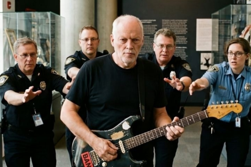 David Gilmour Touched Forbidden Guitar at Rock Hall of Fame — Everyone FROZE for 10 Minutes