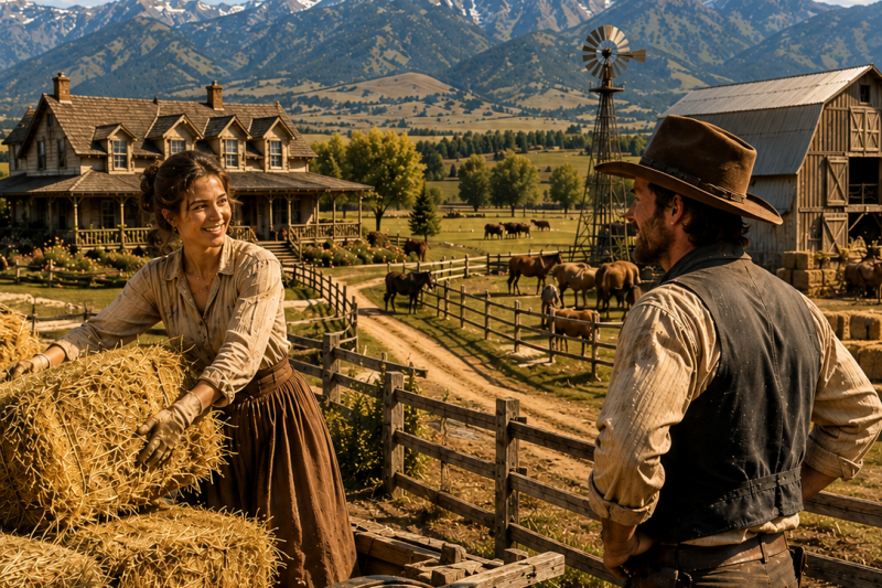 He Needed a Bride to Stack the Hay — She Turned His Forsaken Acres Into the Jewel of the West