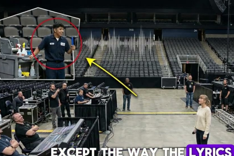 Teenage Janitor Caught Singing During Taylor’s Sound Check — Her Response STOPPED the Entire Crew