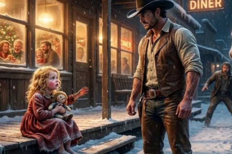 “Can you pretend to be my dad… just until Mommy comes back?”—Asked the Little Girl to the Rancher…