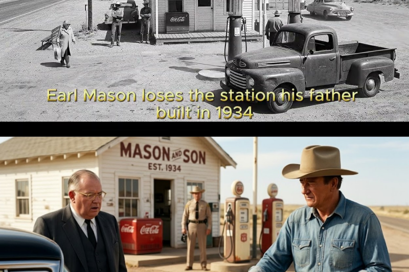 John Wayne Saw A Sheriff Padlock A Gas Station On Route 66 In 1959 — Then He Paid Cash