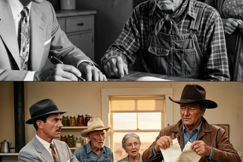 John Wayne Caught An Oil Man Cheating An Old Rancher In Texas 1959 — Then He Tore Up The Contract