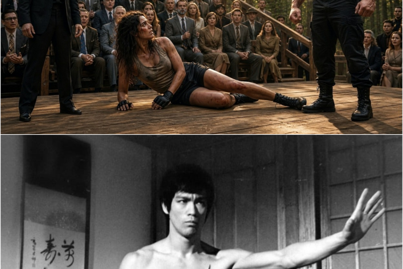270 lbs Builder Challenged Random Girl to Fight “Bruce Lee Steped In to Fight” 12 Seconds Later