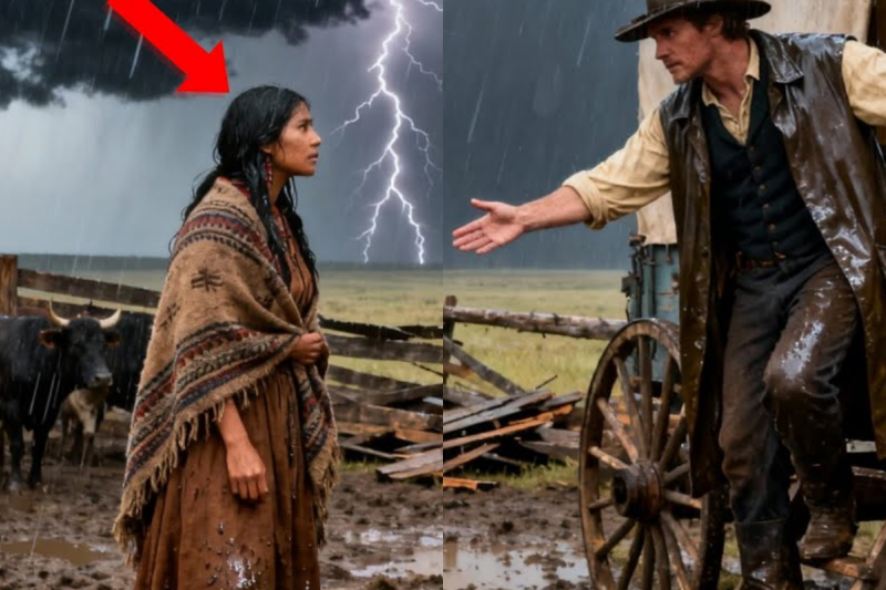 She Woman Had No Shelter For Cattle in Rain —Until a Rancher Looked at Her and Said, “Come With Me”