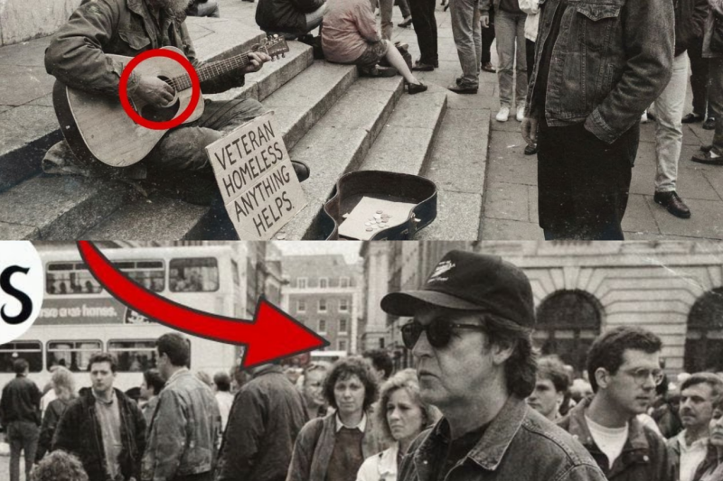 Paul McCartney Found Homeless Veteran Playing Beatles Song—What Paul Left Behind Changed His LIFE