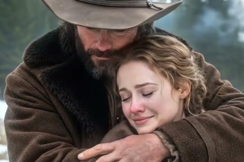 She Had No One Left — Until the Mountain Man Wrapped His Arms Around Her