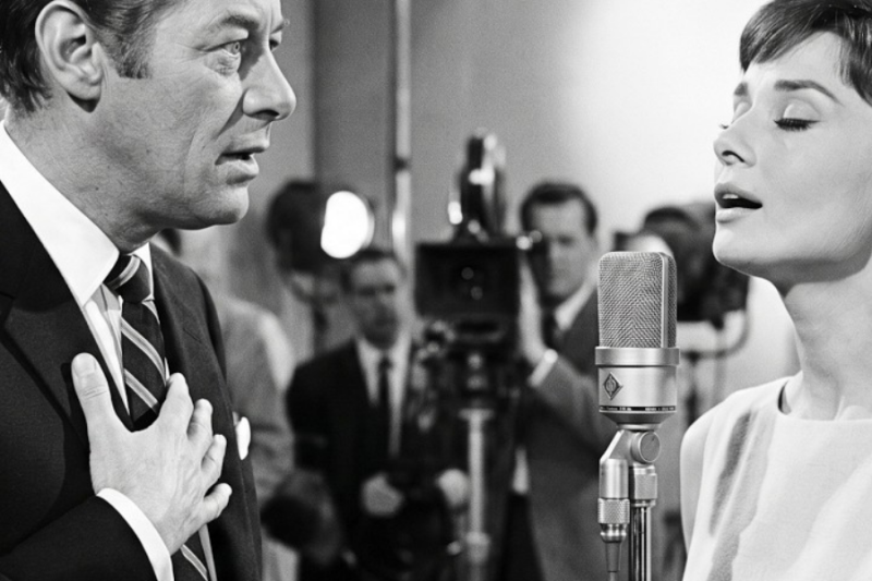 Rex Harrison REFUSED to Watch Audrey Hepburn — Then She Started Singing and He FROZE