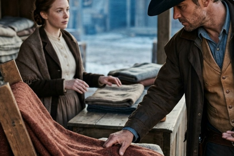 She Sold Handmade Blankets to Get By — Then the Cowboy Bought Every Last One and Stole Her Heart