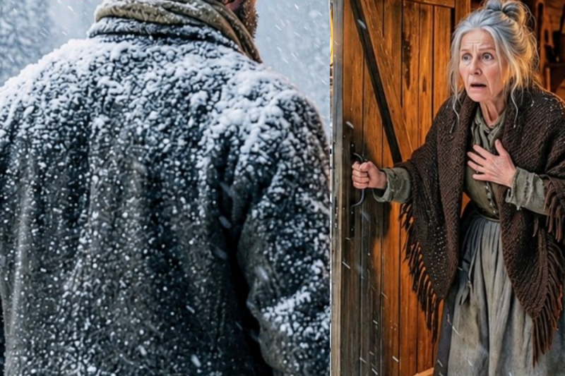 A Kind Widow Fed a Stranger During a Snowstorm… Months Later, There Was a Knock at Her Door
