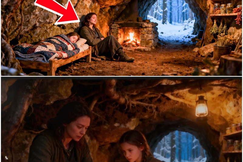 He Left Them With Nothing — So They Dug a Hole Under a Fallen Tree and Made It Their Home