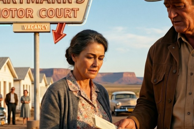 The Mother Road’s Silent Guardian: How a Hollywood Titan Secretly Saved an Arizona Widow’s Route 66 Dream