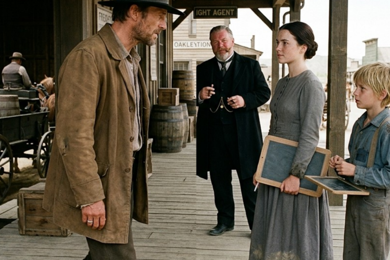 No One Believed His Silent Son Until the Frontier Schoolteacher Let Him Answer