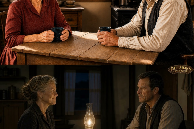 The Widow Never Expected Love Again… Until the Man Across the Creek Stayed For Coffee