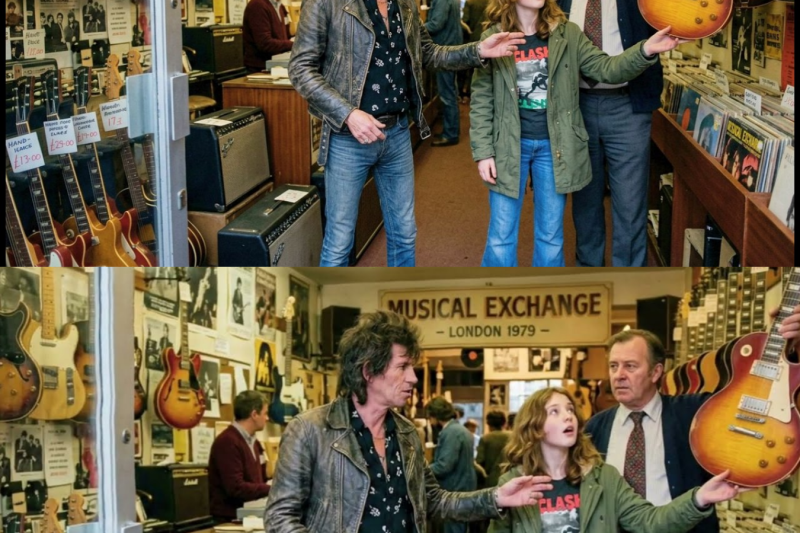 A 17-year-old saved 8 months for one guitar — a clerk took it from her — Keith Richards gave it back