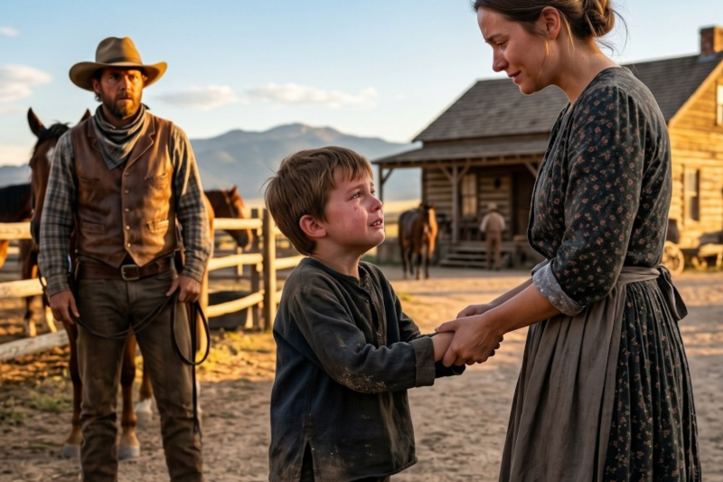 “The Little Boy Grabbed the Strange Woman’s Hand and Said ‘Please Don’t Leave Like Mama Did'”