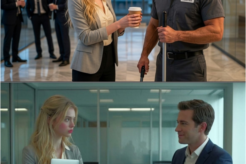 Silent CEO Pretended to Be a Janitor for a Week—Only One Trainee Girl Treated Him Like a Human