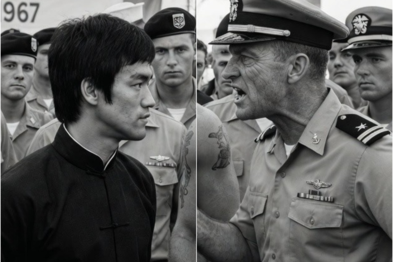 Bruce Lee was mocked by a Navy SEAL who said, “Come on, fight a real man.”