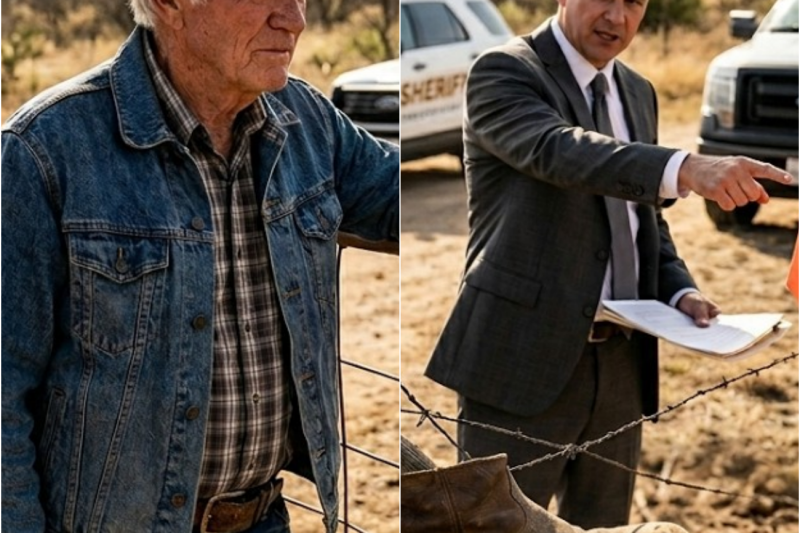 They Marked His Fence For Removal — Then The Old Rancher Showed Who Drew The Line