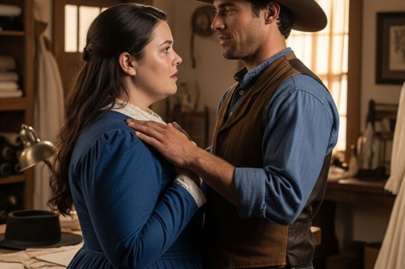 I Am Too Curvy to Marry, The Seamstress Whispered, But the Cowboy Saw Her Heart First