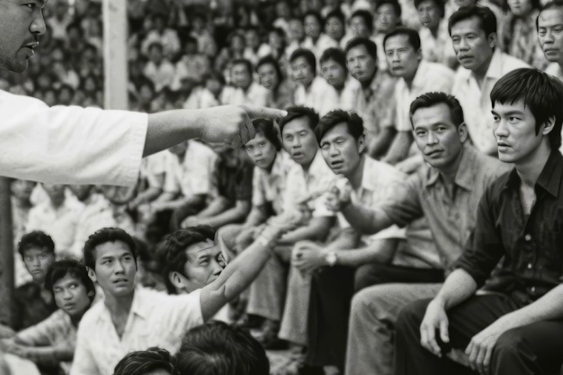 The Night Pride Met Pure Certainty: How an Undefeated Karate Master Mockingly Challenged a Stranger—and Unknowingly Awakened the Genius of Bruce Lee