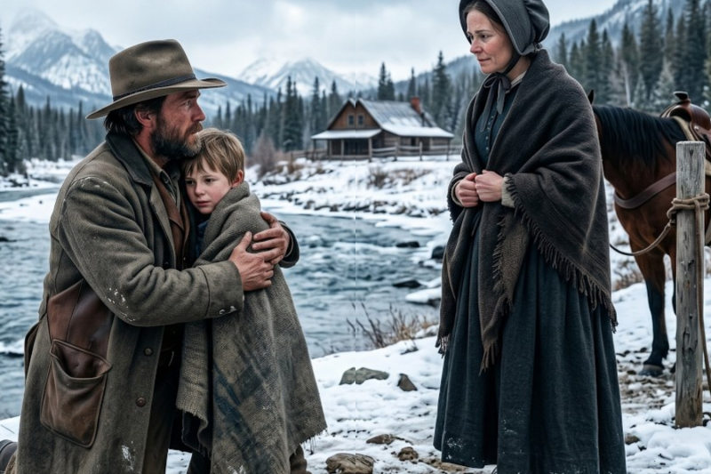 She Saved His Drowning Son — The Lonely Rancher Finally Found the Woman Who Rescued Him one cold day