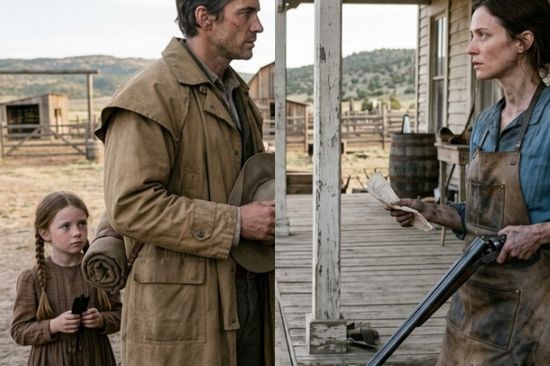 A Lonely Rancher Knocked, “I Was Told You Need a Rancher,” But His Daughter Hid Behind Him